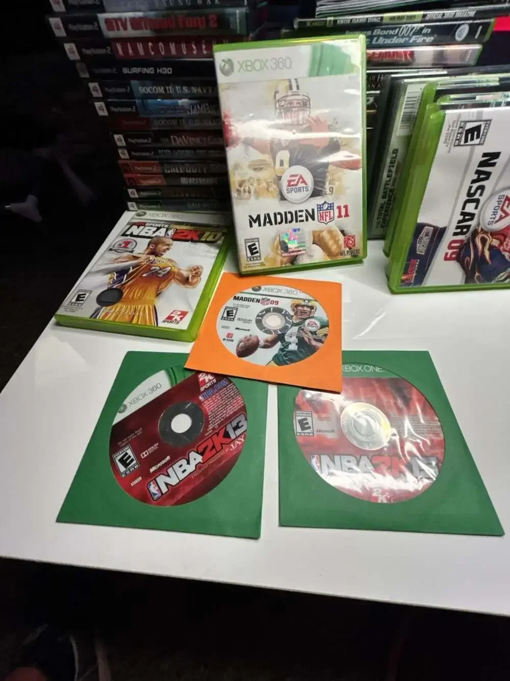 Xbox 360 and Xbox One Sports Game Lot (Madden & NBA 2K Series)
